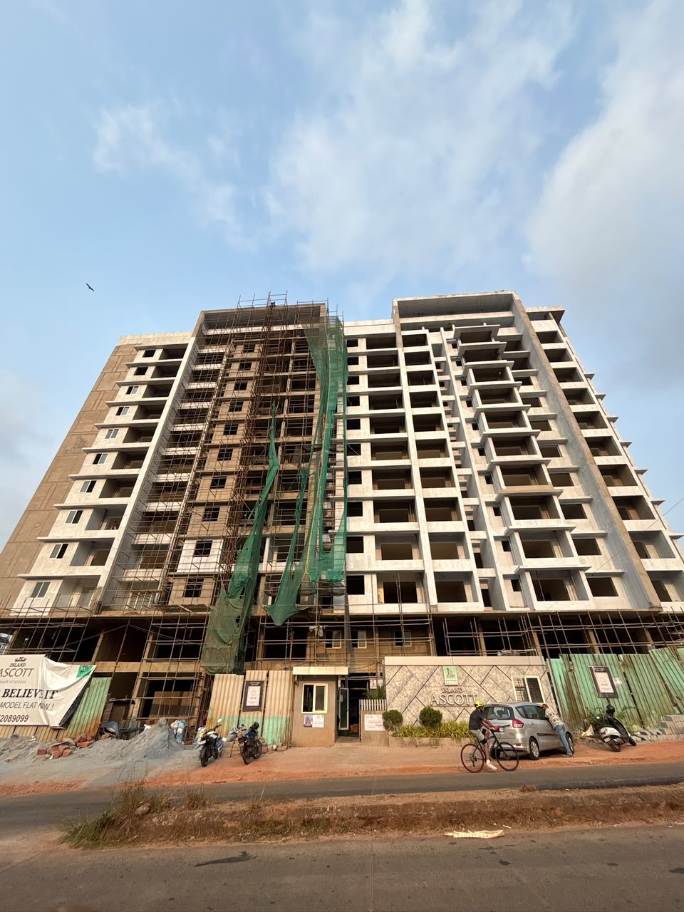Inland Ascott deep excavation is being conducted.