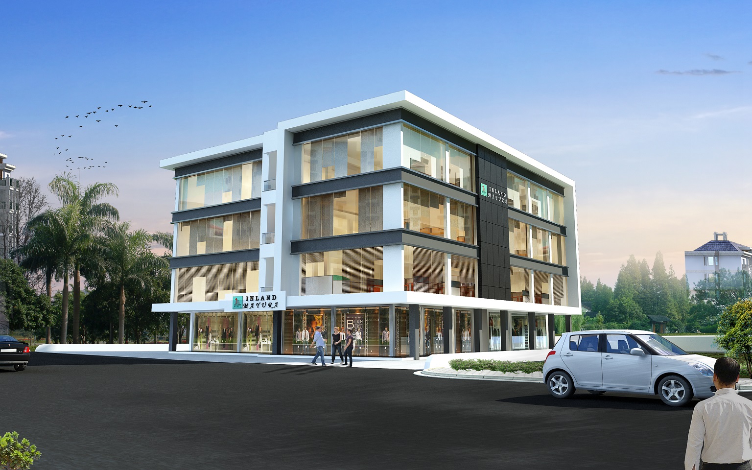 Inland Business Park Shopping Complex in Mangalore
