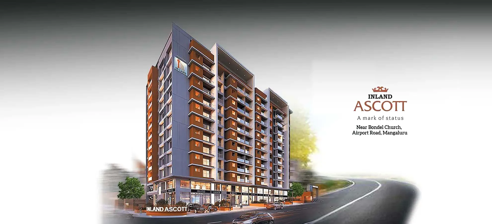 INLAND Ascott residential apartments near Bondel Church, Airport Road, Mangaluru