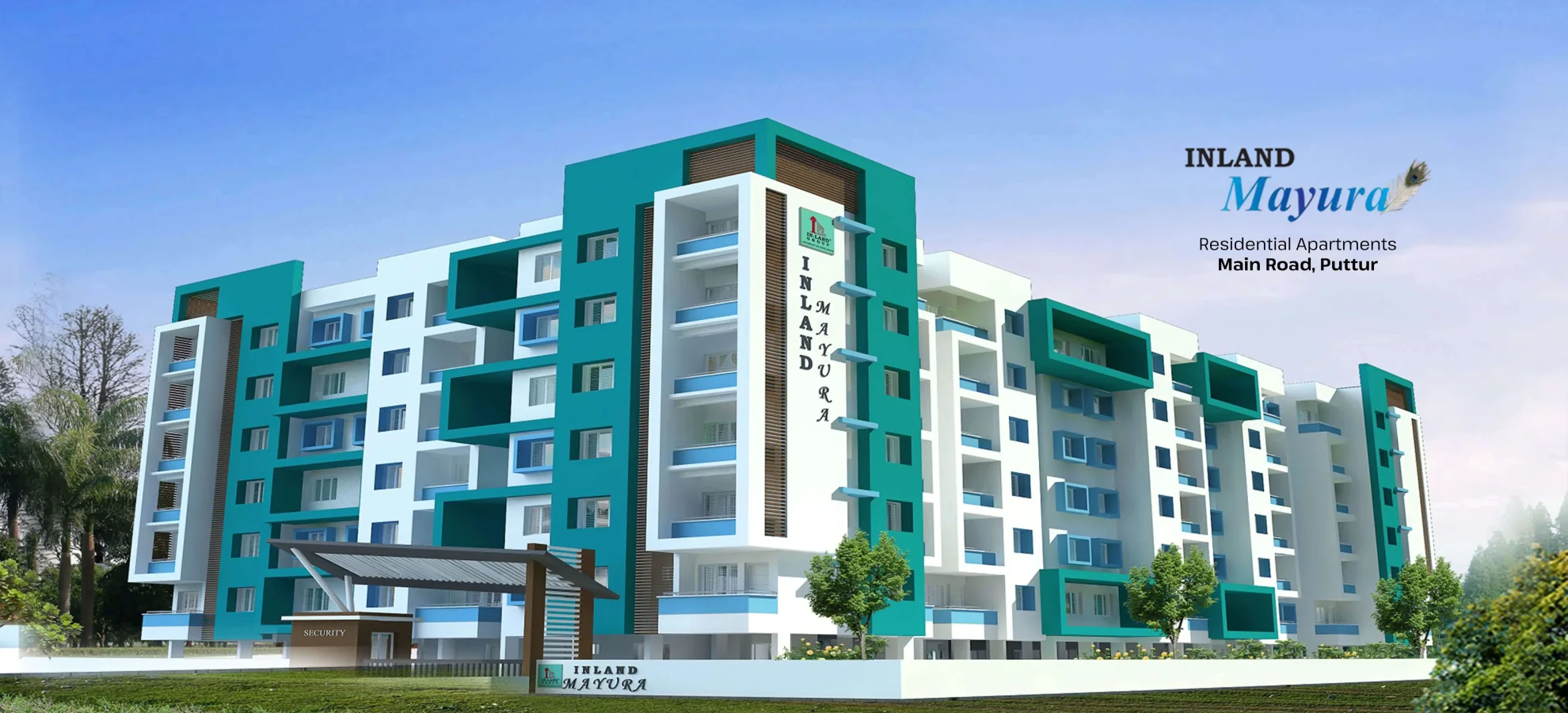 Inland Mayura residential apartments on Main Road Puttur by trusted builders and developers in Mangalore.