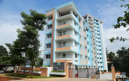 INLAND Moonlight 3BHK apartments at Kuloor Kavoor Road by IN-LAND Builders Mangalore