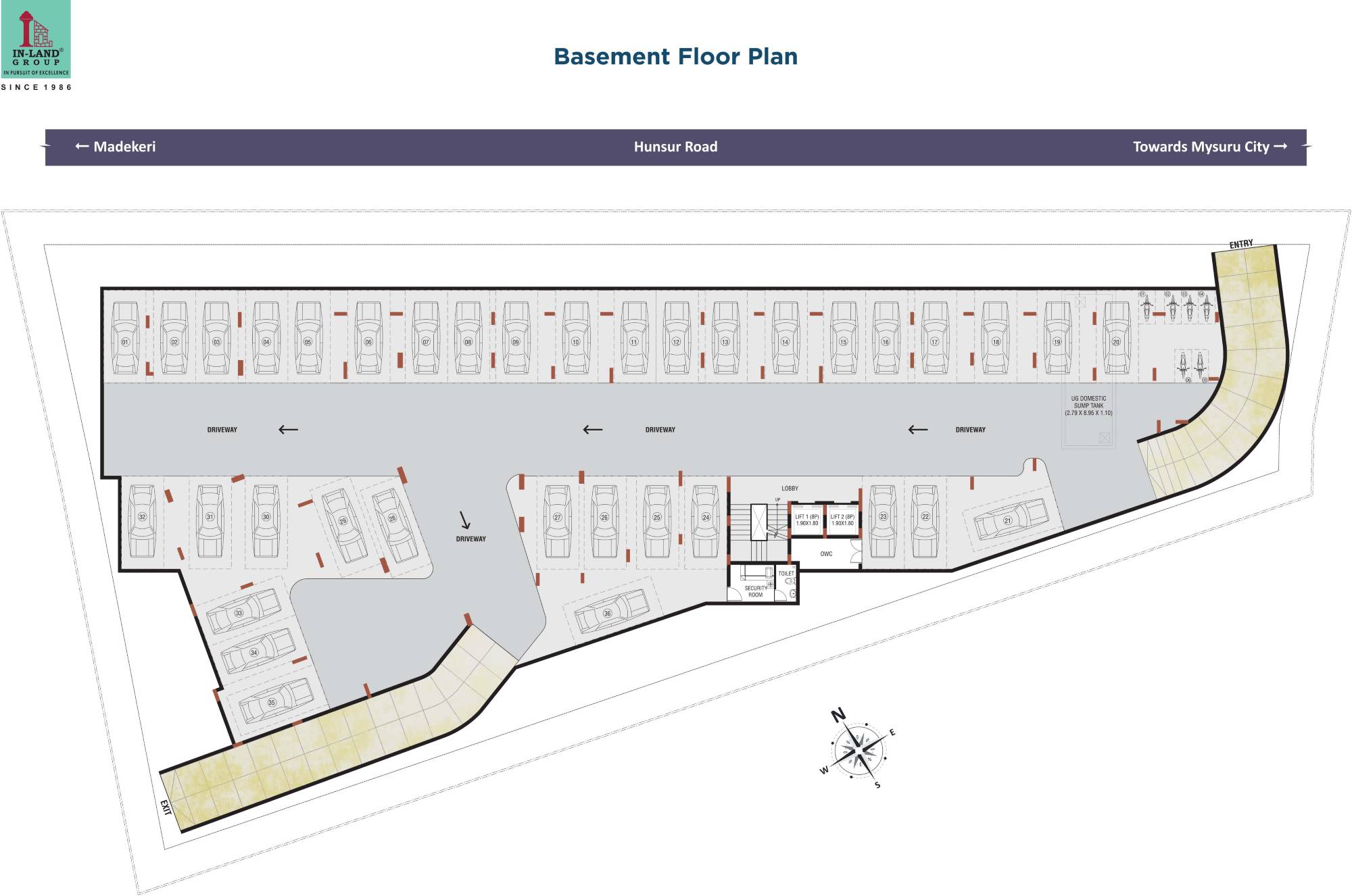 Inland Tiara with its club house plan.