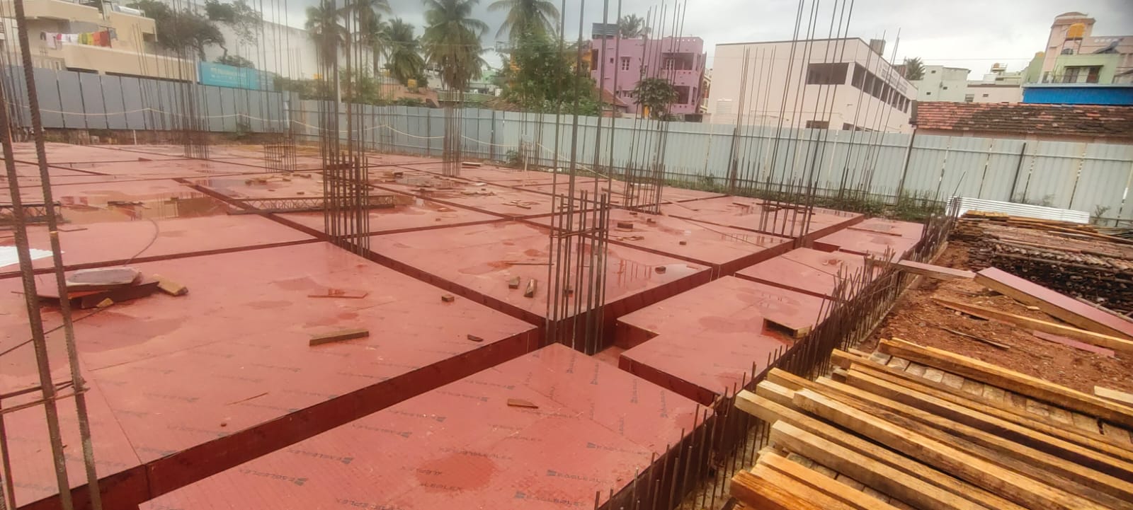 Inland tiara deep excavation is being conducted.