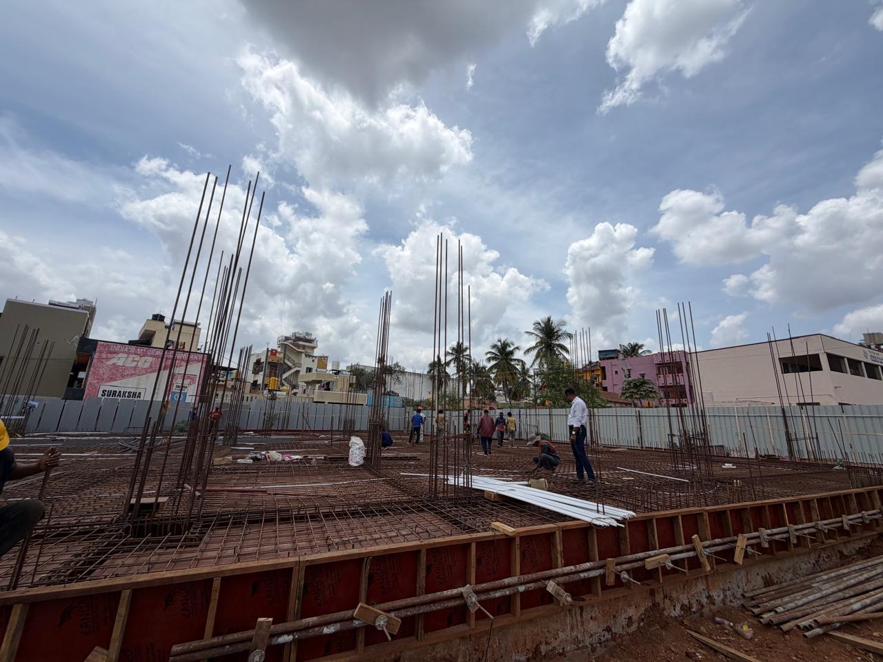 Inland tiara deep excavation is being conducted.