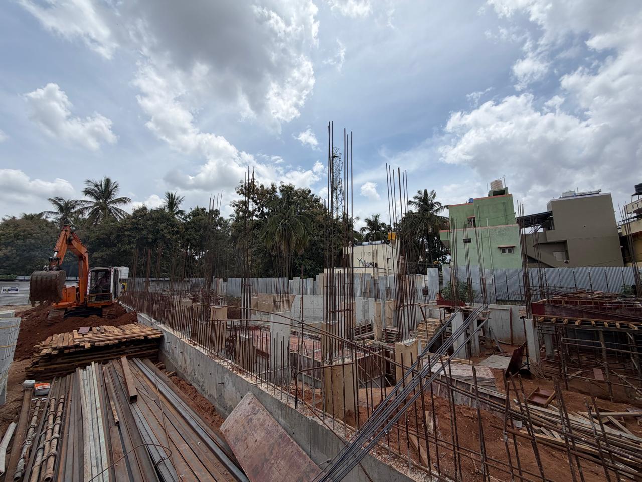 Inland tiara deep excavation is being conducted.