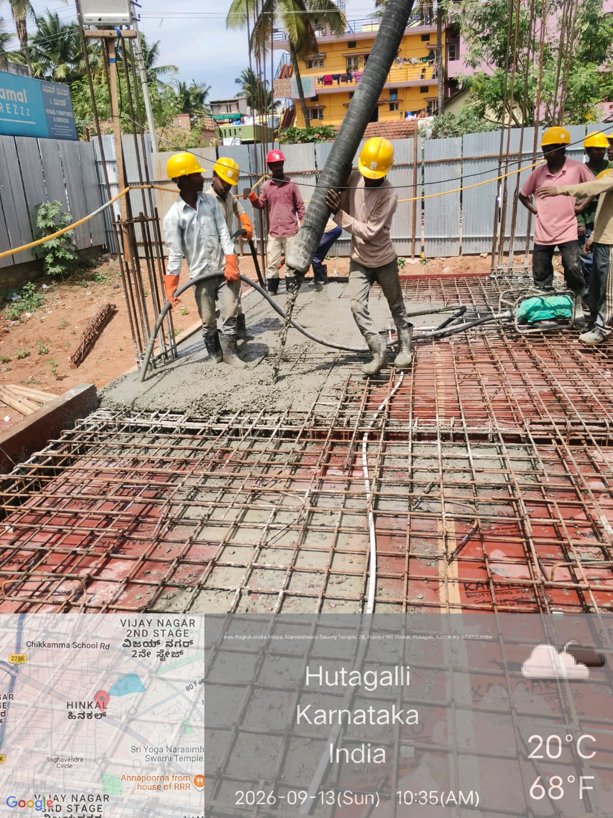 Inland tiara deep excavation is being conducted.