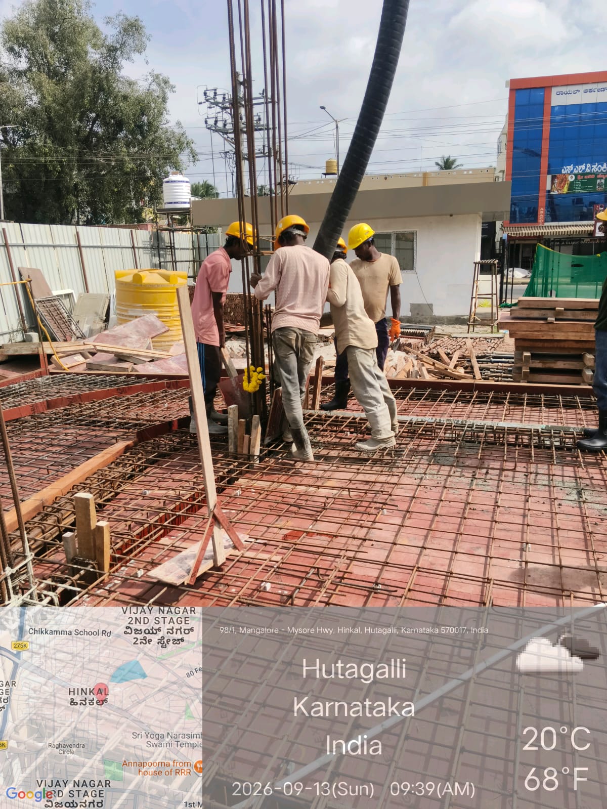 Inland tiara deep excavation is being conducted.