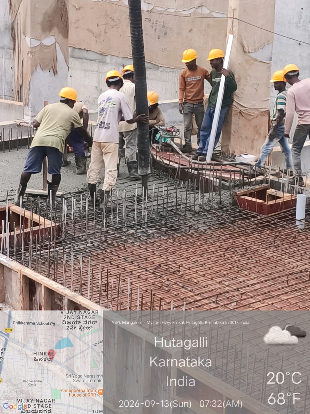 Inland tiara deep excavation is being conducted.
